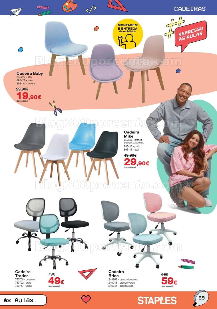 Antevisão Folheto STAPLES Regresso às Aulas Promoções de 17 agosto a 30 setembro